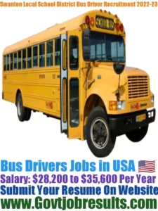 Swanton Local School District Bus Driver Recruitment 2022-23