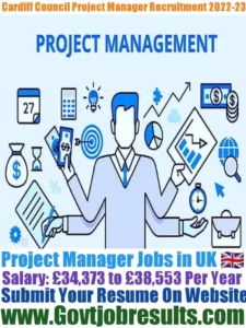 Cardiff Council Project Manager Recruitment 2022-23