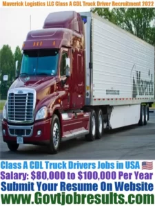 Maverik Logistics LLC Class A CDL Truck Driver Recruitment 2022-23