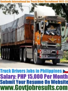 Gemfoods International Inc Truck Driver Recruitment 2022-23