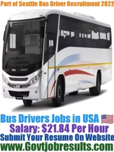 Port of Seattle Bus Driver Recruitment 2022-23