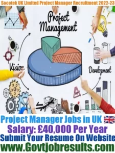 Socotek UK Limited Project Manager Recruitment 2022-23