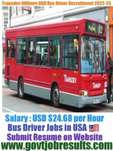 Transdev Hillburn HGV Bus Driver Recruitment 2022-23