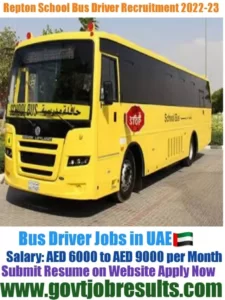 Repton School Bus driver Recruitment 2022-23
