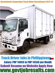 Besuto Foods Corporation HGV Truck Driver Recruitment 2022-23