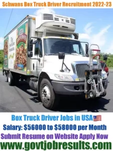 Schwan Denver HGV Box truck Driver Recruitment 2022-23