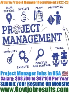 Ardurra Project Manager Recruitment 2022-23
