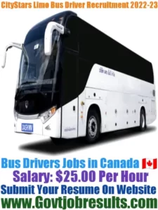 CityStars Limo Bus Driver Recruitment 2022-23