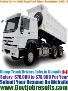 Laidlaw Carriers Bulk Dump Truck Driver Recruitment 2022-23