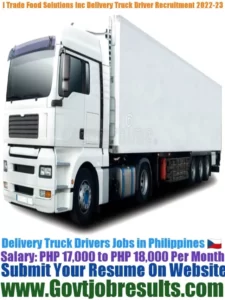 I Trade Food Solutions Inc Delivery Truck Driver Recruitment 2022-23
