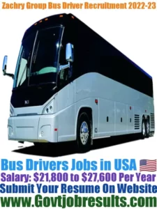 Zachry Group Bus Driver Recruitment 2022-23