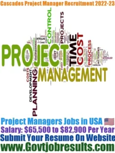 Cascades Project Manager Recruitment 2022-23
