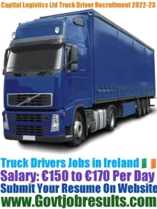 Capital Logistics Ltd Truck Driver Recruitment 2022-23