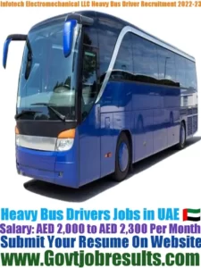 Infotech Electromechanical LLC Heavy Bus Driver Recruitment 2022-23