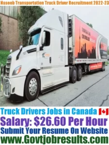 Naseeb Transportation Truck Driver Recruitment 2022-23