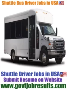 Shuttle bus Driver Jobs in USA 