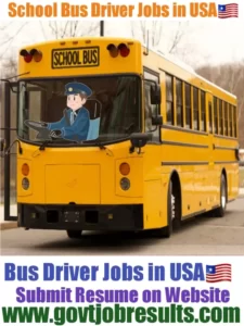 School Bus driver jobs in USA