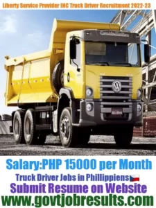 Liberty Service Provider HGV Truck Driver Recruitment 2022-23
