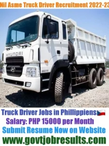 NIL-AMSE Global Logistics HGV Truck Driver Recruitment 2022-23