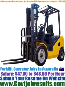 Labourpower Recruitment Services Forklift Operator Recruitment 2022-23