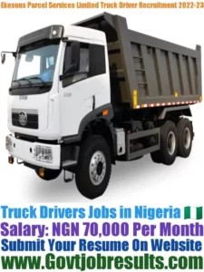 Ekesons Parcel Services Limited Truck Driver Recruitment 2022-23