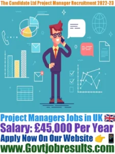 The Candidate Ltd Project Manager Recruitment 2022-23