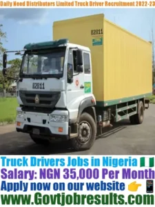 Daily Need Distributors Limited Truck Driver Recruitment 2022-23