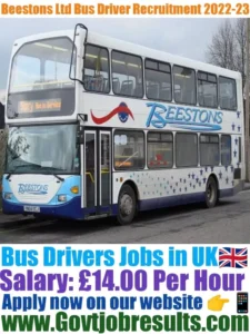 Beestons Ltd Bus Driver Recruitment 2022-23