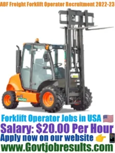 ABF Freight Forklift Operator Recruitment 2022-23