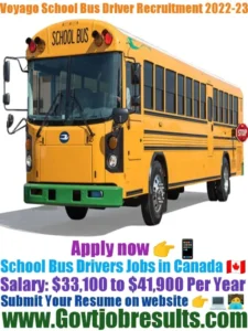 Voyago School Bus Driver Recruitment 2022-23