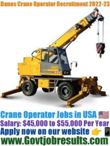 Danos Crane Operator Recruitment 2022-23