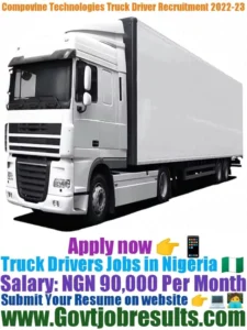 Compovine Technologies Limited Truck Driver Recruitment 2022-23