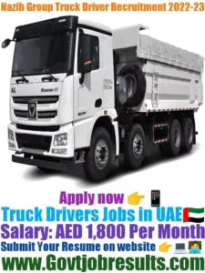 Nazih Group Truck Driver Recruitment 2022-23