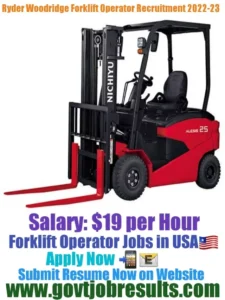 Ryde Woodridge Forklift Operator Recruitment 2022-23