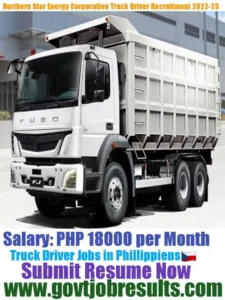 Northern Star Energy Corporation HGV Truck Driver Recruitment 2022-23