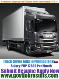 Woodhaven Corporation HGV Truck Driver Recruitment 2022-23