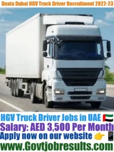 Dnata Dubai HGV Truck Driver Recruitment 2022-23
