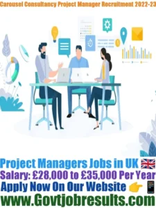 Carousel Consultancy Project Manager Recruitment 2022-23