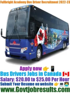 Fullbright Academy Bus Driver Recruitment 2023-24
