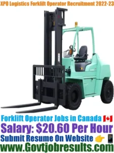 XPO Logistics Forklift Operator Recruitment 2022-23