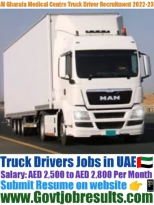 Al Gharafa Medical Centre Truck Driver Recruitment 2022-23