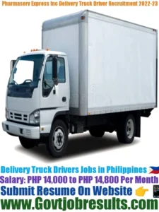 Pharmaserv Express Inc Delivery Truck Driver Recruitment 2022-23