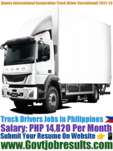 Dames International Corporation Truck Driver Recruitment 2022-23