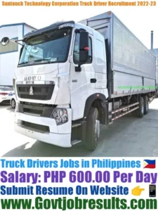 Suntouch Technology Corporation Truck Driver Recruitment 2022-23