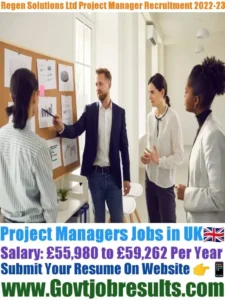 Regen Solutions Ltd Project Manager Recruitment 2022-23