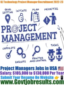 KJ Technology Project Manager Recruitment 2022-23