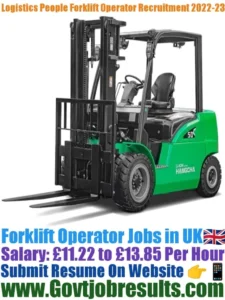 Logistics People Forklift Operator Recruitment 2022-23