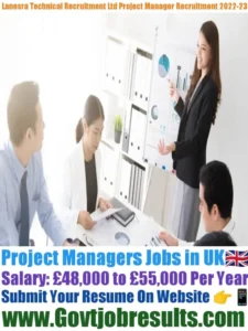 Lanesra Technical Recruitment Ltd Project Manager Recruitment 2022-23
