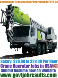 Constellium Crane Operator Recruitment 2022-23