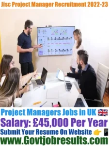 Jisc Project Manager Recruitment 2022-23